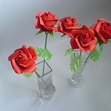 折纸玫瑰大全之无格PT纸玫瑰的折法图解威廉希尔中国官网
