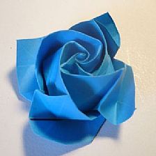 折纸玫瑰的折法折法之旋转卷心方形纸玫瑰的简单折法图解威廉希尔中国官网
