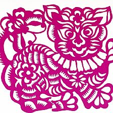 老虎嗒蝴蝶剪纸图案大全与民间艺术剪纸威廉希尔中国官网
