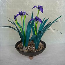 清水五月—折纸燕子花·origami rabbitear iris