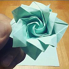 极致简单！一分钟折纸玫瑰花的简单折纸视频威廉希尔中国官网
