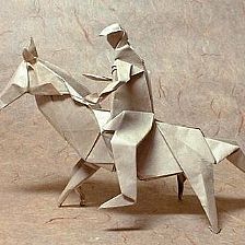 折纸骑马人的折纸图纸威廉希尔中国官网

