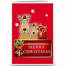 圣诞贺卡之卡通驯鹿可爱可打印威廉希尔公司官网
立体贺卡模版下载
