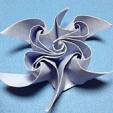 纸玫瑰花的折法大全之超酷六瓣旋转折纸玫瑰视频威廉希尔中国官网
