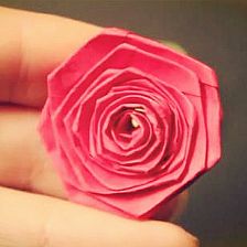 玫瑰花的折法大全之卷纸玫瑰花的具体折叠制作方法如何做