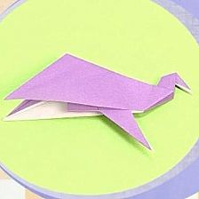 折纸鸟的儿童简单折法视频教你快速制作简单的折纸小鸟