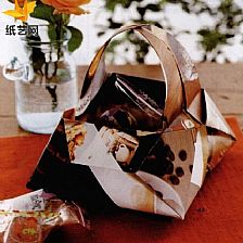 折纸收纳盒diy之折纸花篮糖果盒折纸盒子图解威廉希尔中国官网
