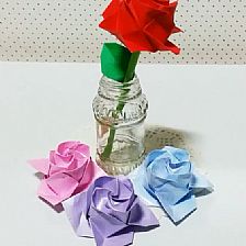 折纸玫瑰花大全折法之精美威廉希尔公司官网
折纸玫瑰的制作方法
