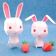 【纸模型】中秋节简单小兔子纸模型威廉希尔公司官网
制作威廉希尔中国官网
