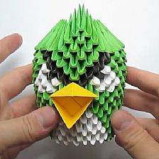 折纸三角插威廉希尔中国官网
教你制作绿色的愤怒的小鸟威廉希尔公司官网
折纸三角插