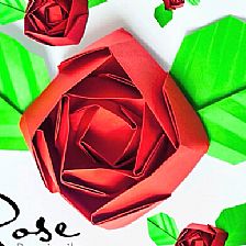 川崎玫瑰花新折法_组合式折纸川崎玫瑰花怎么做