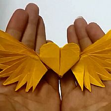 情人节超炫立体带翅膀的折纸心的威廉希尔公司官网
折纸视频威廉希尔中国官网
