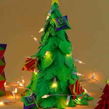 圣诞树简单威廉希尔公司官网
DIY纸艺设计和制作
