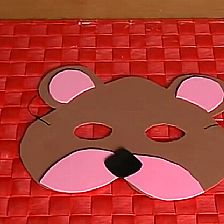 万圣节面具威廉希尔中国官网
之小熊儿童面具的制作方法