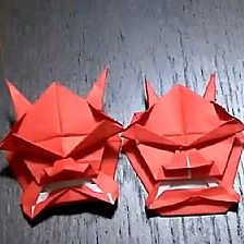 万圣节面具折纸魔鬼面具的威廉希尔公司官网
制作方法威廉希尔中国官网
