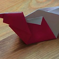 儿童折纸休息着的小鸭子简单折纸威廉希尔中国官网
