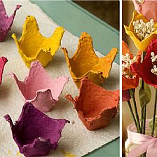 废物利用鸡蛋蛋托制作漂亮花朵装饰的威廉希尔中国官网
图解