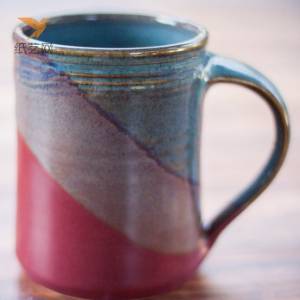 陶艺制作的咖啡杯
