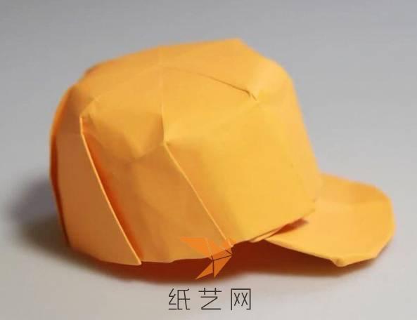 现代折纸鸭舌帽