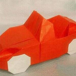 漂亮又时尚的折纸敞蓬汽车